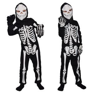 Kids' Skeleton Costume - Skeleton Ghost Role-Playing Outfit for Halloween